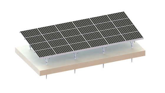 Système solaire en aluminium d'au sol de la structure de montage A2-70 88m/S