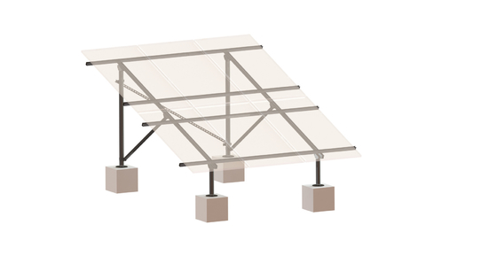 Support moulu de bâti de panneau galvanisé par corrosion solaire en acier Frameless de structure anti