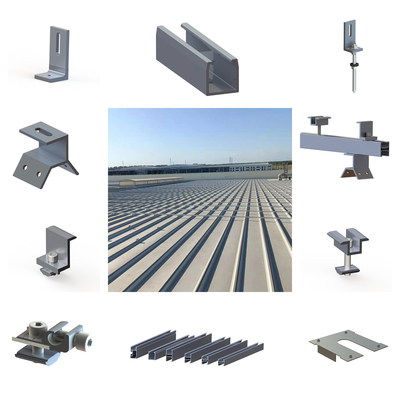 Le panneau solaire de toit Frameless en métal 88M/S encadre 1.5KN/M2 ridé