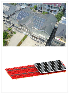 200mm 35m/S picovolte solaire montant des systèmes sur le support solaire MRA1 de toit de tuile de crochet de Chambre