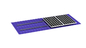 Systèmes solaires d'étirage de trapèze ondulé pour des parenthèses des toits 88m/S en métal