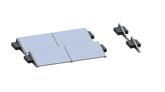 Trépied pliant le bâti solaire de panneau du système picovolte AL6005 de support de toit plat