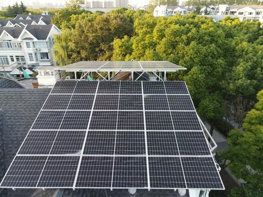 Système encadré/sans cadre de support d'énergie solaire pour le portrait/module de paysage